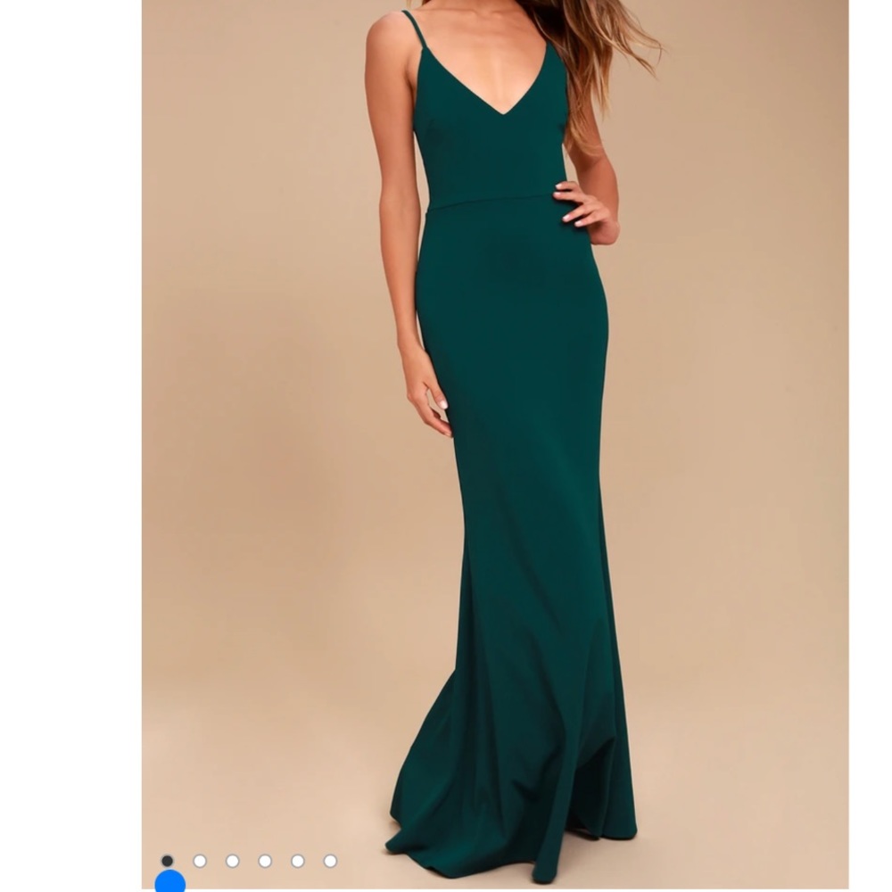 Infinite Glory Forest Green Maxi Dress
Lulus